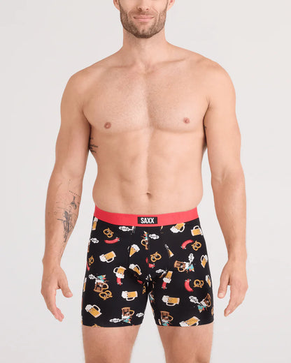Saxx Boxers Vibe Vibe Xtra BB Fly - Oktober Brats Black
