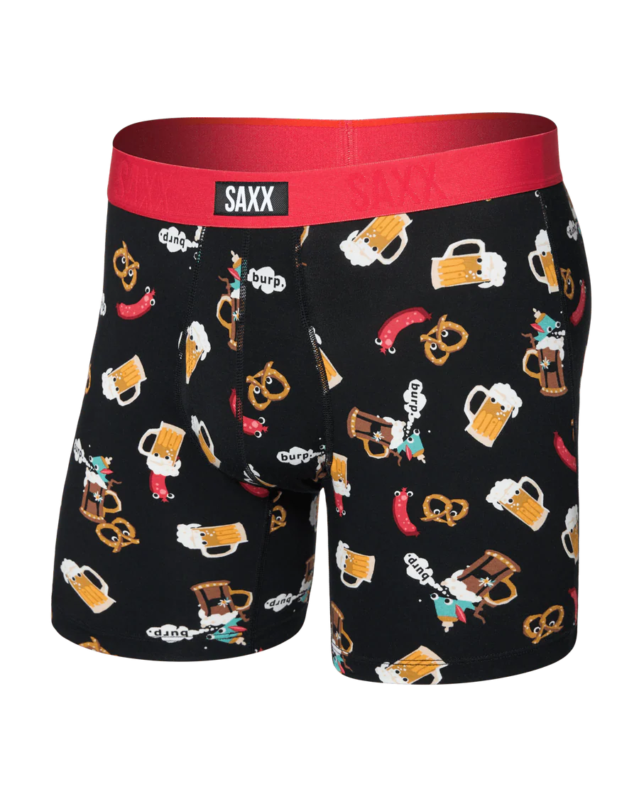 Saxx Boxers Vibe Vibe Xtra BB Fly - Oktober Brats Black