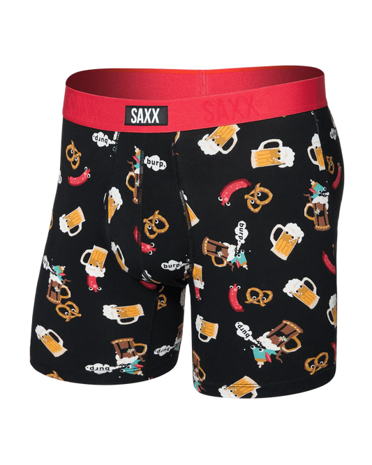 Saxx Boxers Vibe Vibe Xtra BB Fly - Oktober Brats Black