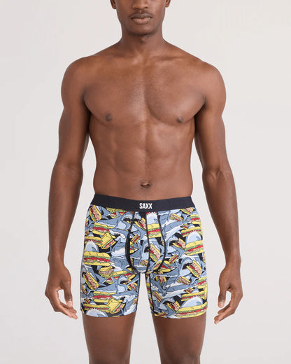 Saxx Boxers Vibe Vibe Xtra BB Fly - Shark Sub Grey
