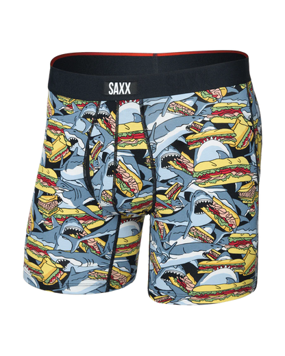 Saxx Boxers Vibe Vibe Xtra BB Fly - Shark Sub Grey