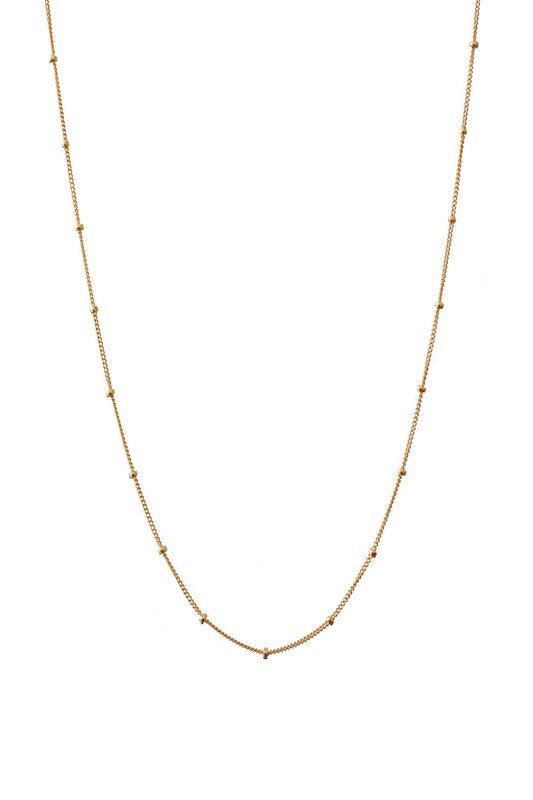Lisbeth Satellite Chain Necklace - Gold