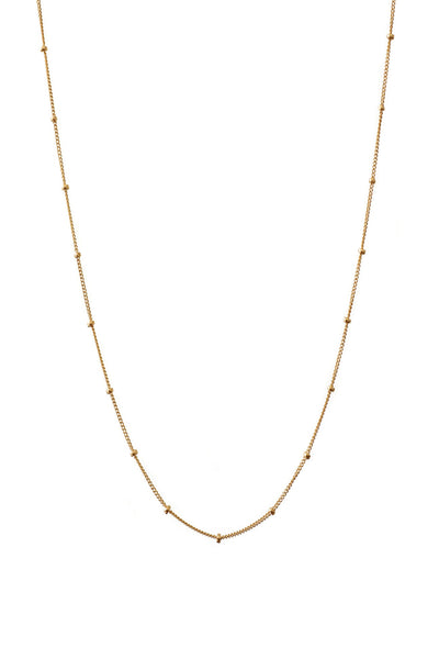 Lisbeth Satellite Chain Necklace - Gold