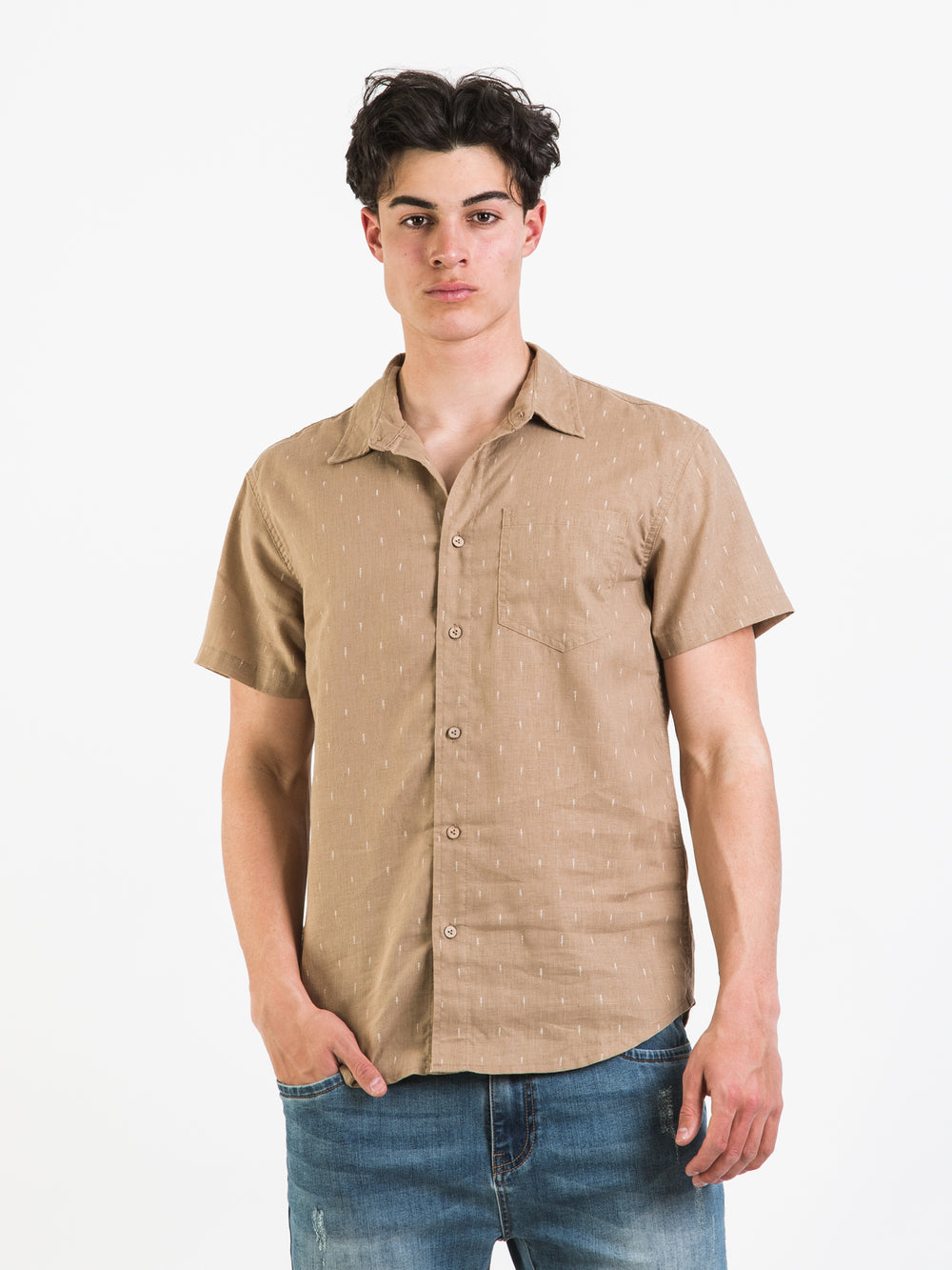 Ten Tree Small Tree Mancos Shortsleeve Shirt - Khaki