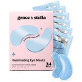 Grace & Stella Blue Illuminating Under Eye Masks - 24 Pairs