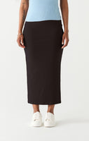 Dex Long Pencil Skirt - Black