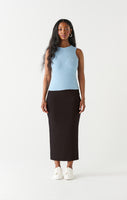 Dex Long Pencil Skirt - Black