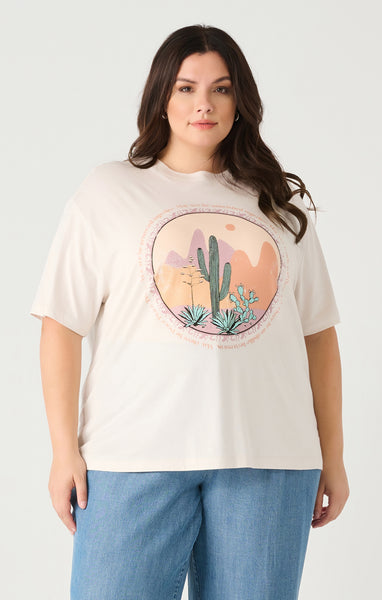 Dex Graphic Tee - Bone/Cactus