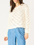 Dex Crochet Sweater - Ecru