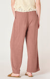 Dex Wide Leg Pull On Pant - Rose Taupe