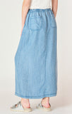 Dex Tencel Maxi Skirt - Medium Blue Wash