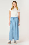 Dex Tencel Maxi Skirt - Medium Blue Wash