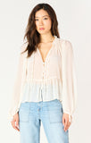 Dex Swiss Dot Blouse - Off White