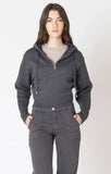 Dex Half Zip Hooded Sweater - Smokey Grey