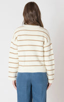 Dex Stripe Sweater - Cream/Sand Stripe