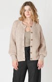 Dex Crewneck Cardigan - Beige
