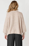 Dex Crewneck Cardigan - Beige