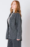 Dex Knit Denim Jacket - Washed Black