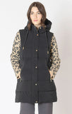 Dex Hooded Puffer Vest - Black