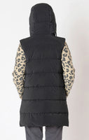 Dex Plus Hooded Puffer Vest - Black