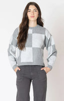 Dex Colorblock Sweater - Heather & Grey