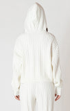 Dex Hooded Cable Sweater - Snow