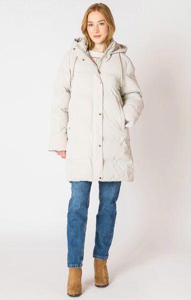 Dex Hooded Puffer Coat - Birch