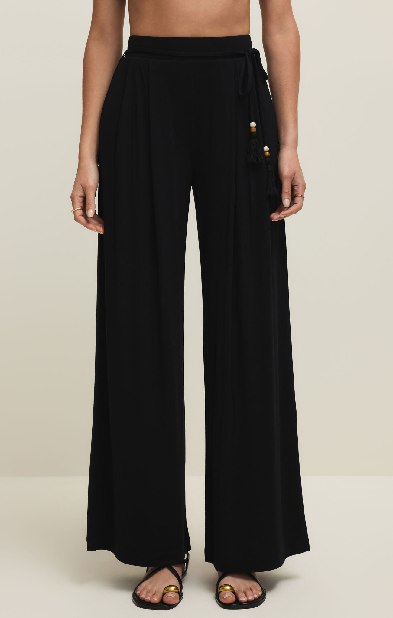Z Supply Lydia Wide Leg Pant - Black