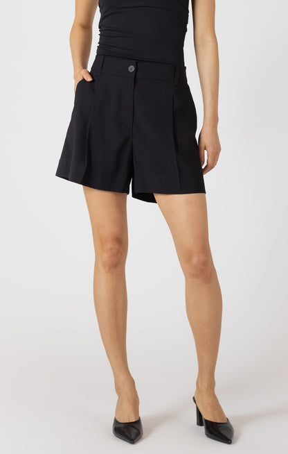 Black Tape Dressy Shorts - Black
