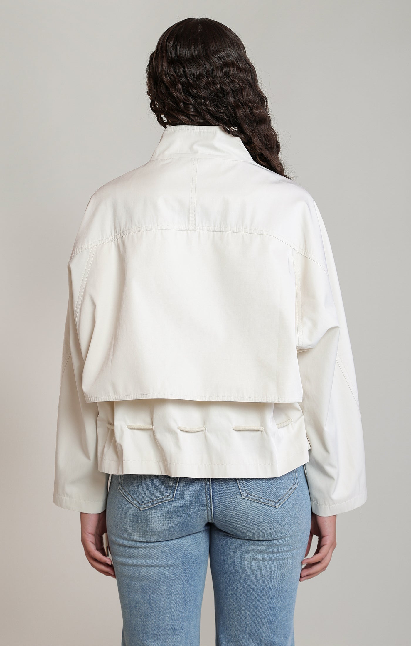 Dex The Waist Jacket - Cream