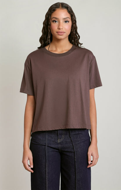 Dex SS Essential Tee - Brown