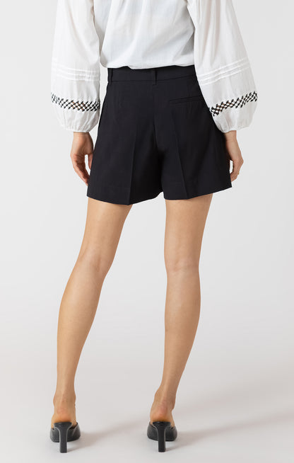 Black Tape Dressy Shorts - Black