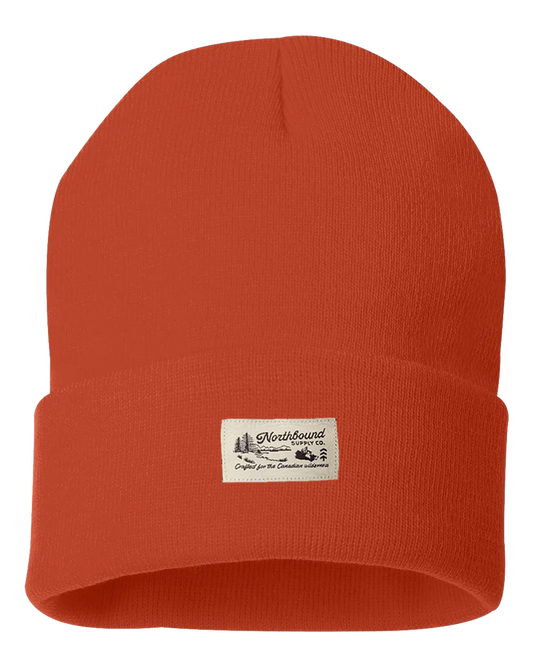 North Bound Knit Beanie - Orange