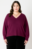 Dex Plus Sweater - Plum