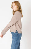 Dex Cuffed Sleeve Cardigan PLUS - Beige