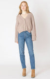 Dex Cuffed Sleeve Cardigan PLUS - Beige