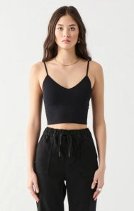 Dex Seamless Bra Top - Black