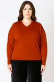 Dex Plus Sweater - Orange