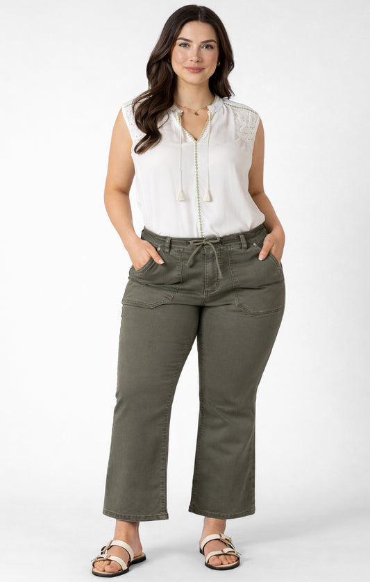 Dex Plus Relaxed Stretch Twill Pant - Army Green