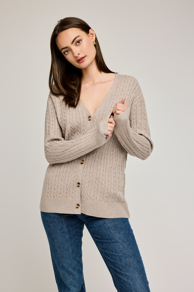 Gentle Fawn Lucia Cardigan - Heather Taupe