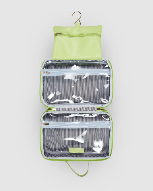 Louenhide Baby Emma Toiletry Bag - Lime White
