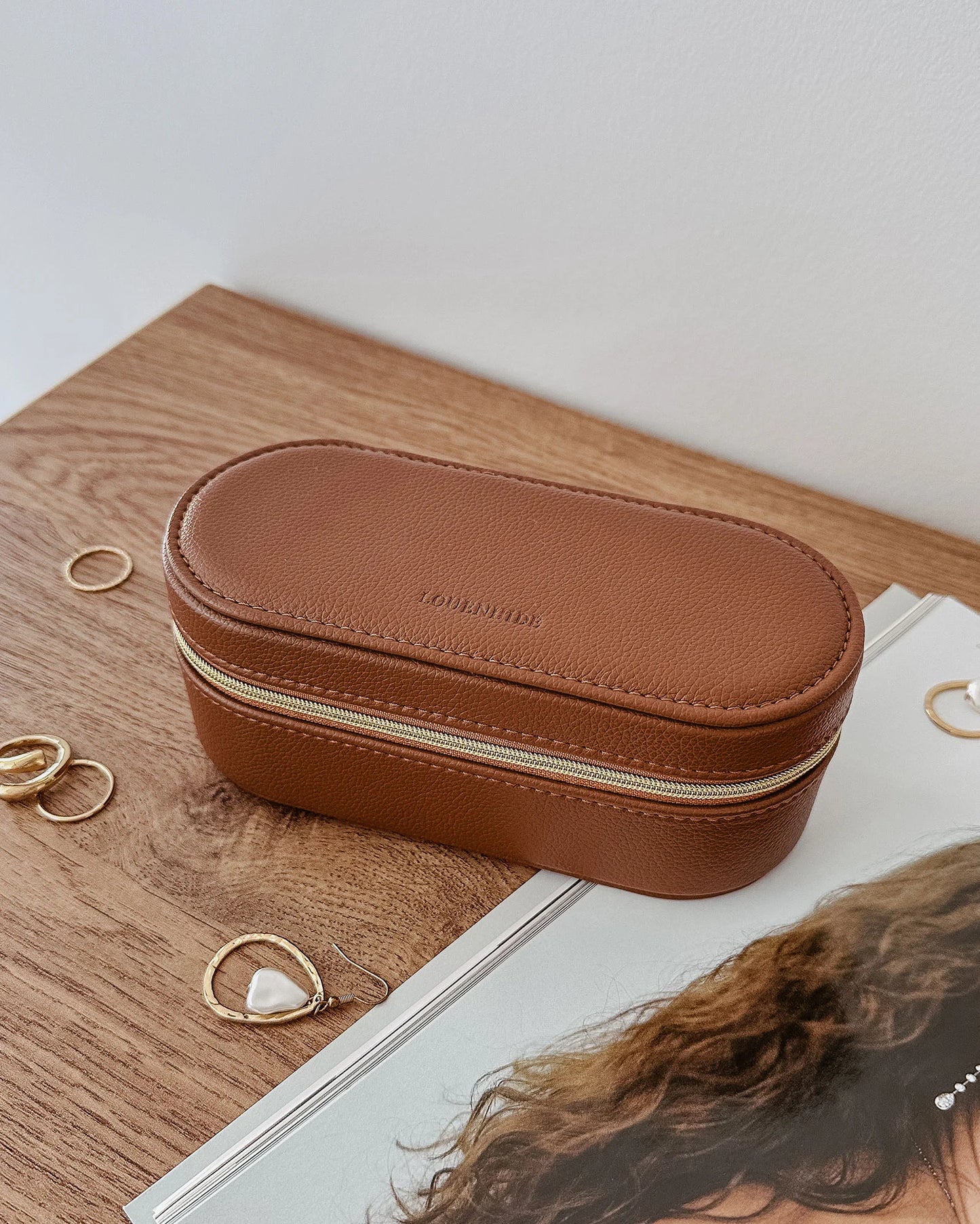 Louenhide Charlee Jewelry Box - Tan