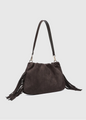 Louenhide Reese Shoulder Bag - Suede Chocolate