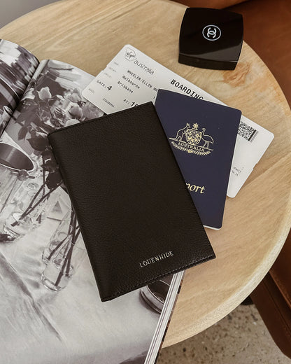 Louenhide Venice Passport Holder - Black