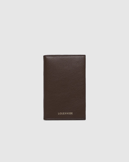 Louenhide Venice Passport Holder - Chocolate