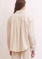 Z Supply Knit Cord Jacket - Adobe White