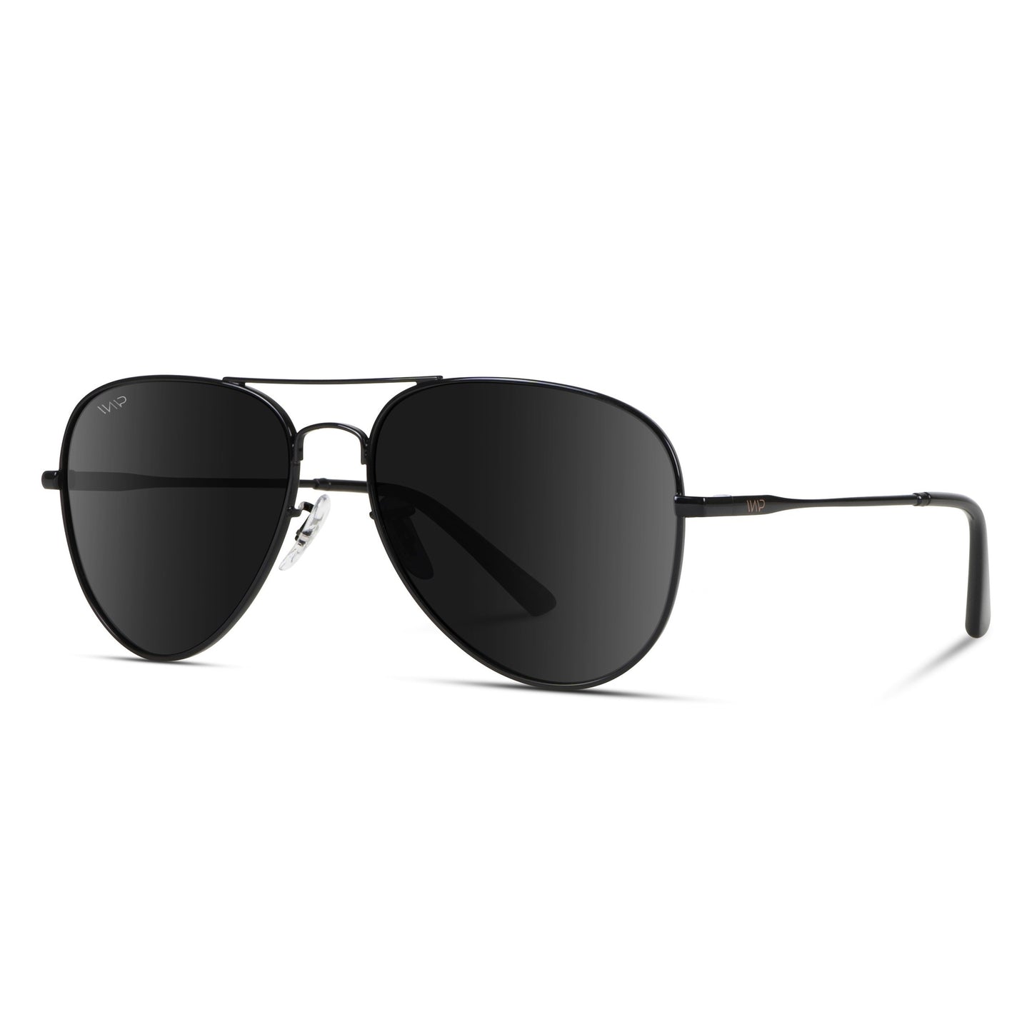 Wear Me Pro Maxwell Polarized Aviator Sunglasses - Black