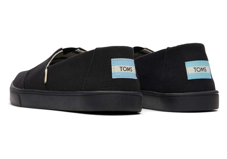 Toms Heritage Canvas Woman's Alpargata - Black