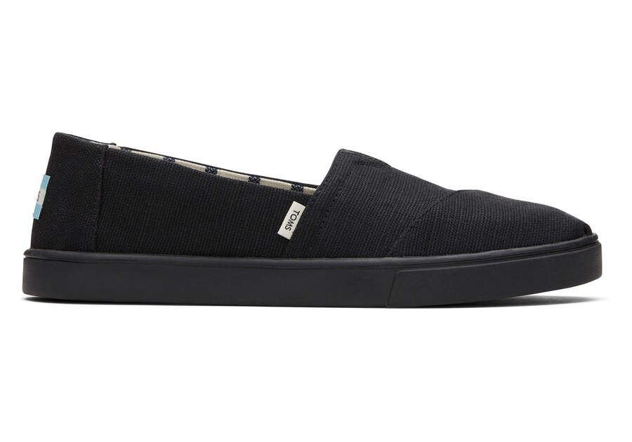 Toms Heritage Canvas Woman's Alpargata - Black