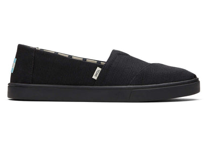 Toms Heritage Canvas Woman's Alpargata - Black